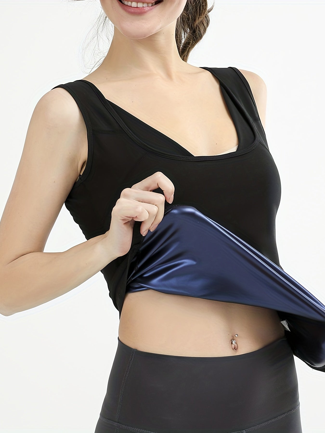 Shaping Tank Tops Tummy Control Workout Top for Women