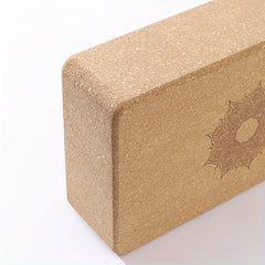 1pc Cork Yoga Brick High density And Non shedding Yoga Block