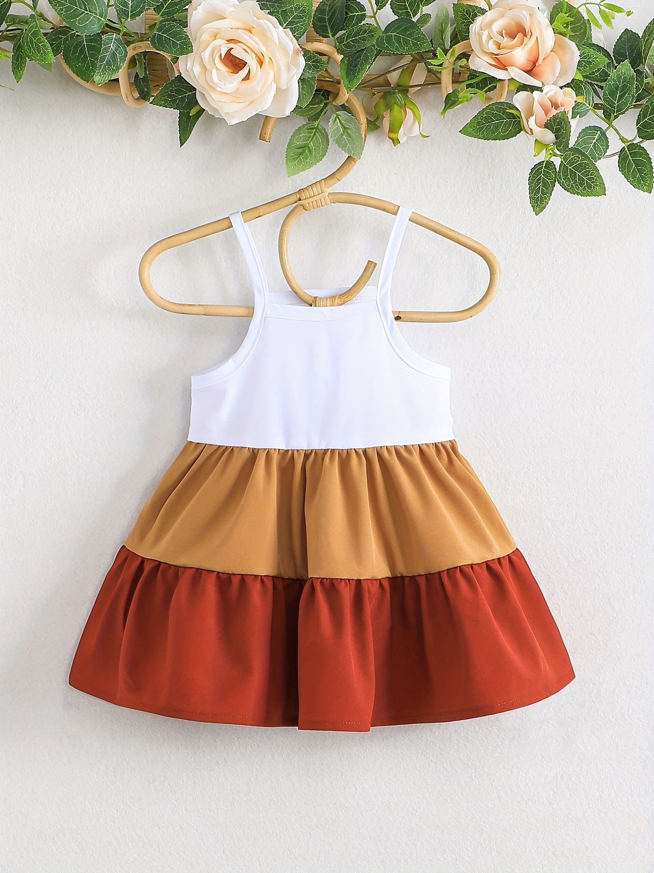 Baby Girls Sleeveless Cami Dress for Summer