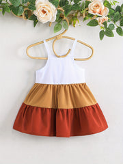 Baby Girls Sleeveless Cami Dress for Summer