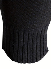 Block Band Collar Cardigan Men's Zip Up Jacket for Fall Winter