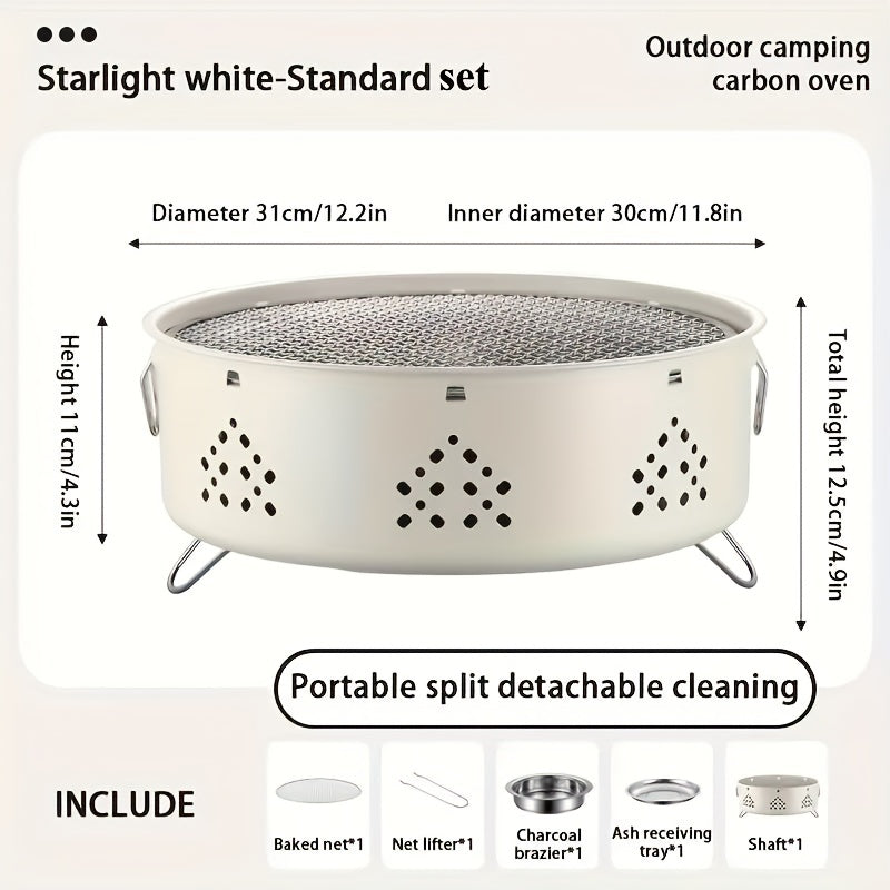 Portable Folding BBQ Grill for Camping and Picnic