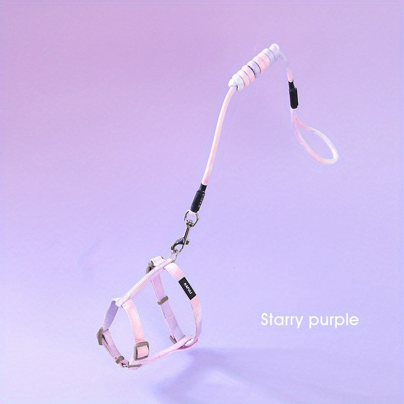 Angel Wings Cat Harness Leash Set - Escape Proof Cat I-Shaped Harness