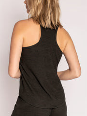 Lounge Set: Scoop Neck Tank & Shorts Pajama Set