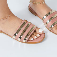 Women's Comfort Flat Slippers Summer Slide Sandals