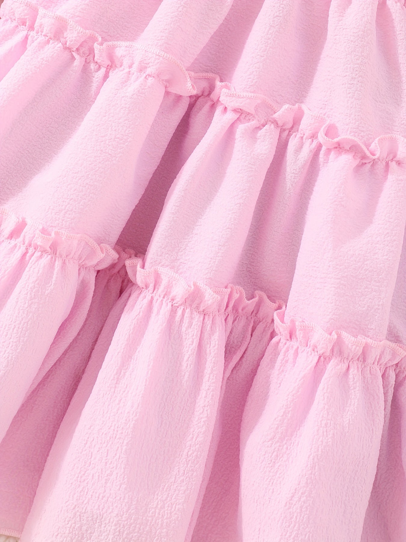 Off Shoulder Ruffle Trim Princess Dress for Girls