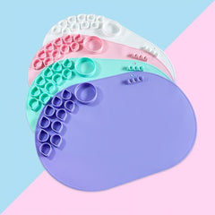Silicone Drawing Mat Washable Painting Palette Foldable Art Painting Palette Mat