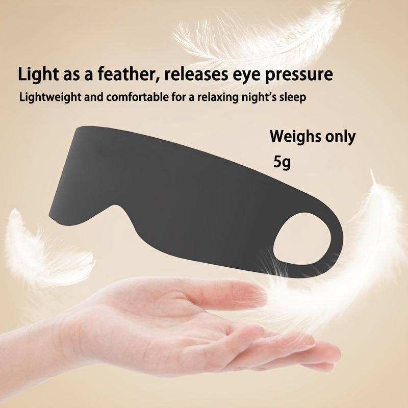 Ultra-light Blackout Sleep Eye Mask Soft Blindfold for Travel Rest
