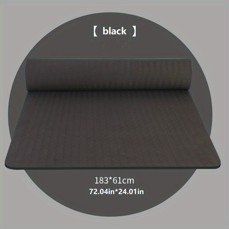 Non Slip TPE Yoga Mat Extra Thick Comfortable