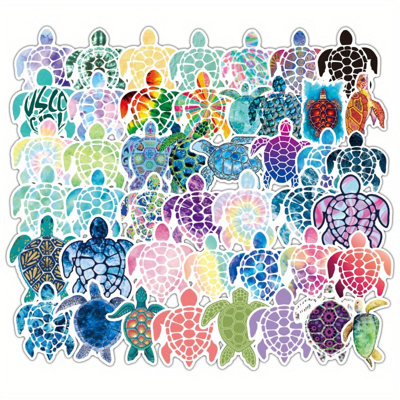 Summer Sea Turtle Stickers Waterproof Vinyl Decal DIY Ornament Laptop Mot