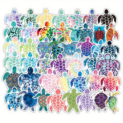 Summer Sea Turtle Stickers Waterproof Vinyl Decal DIY Ornament Laptop Mot