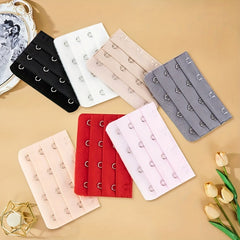 3pcs Bra Extension Buckles 3 Rows 4 Hooks Comfortable Strap Extenders
