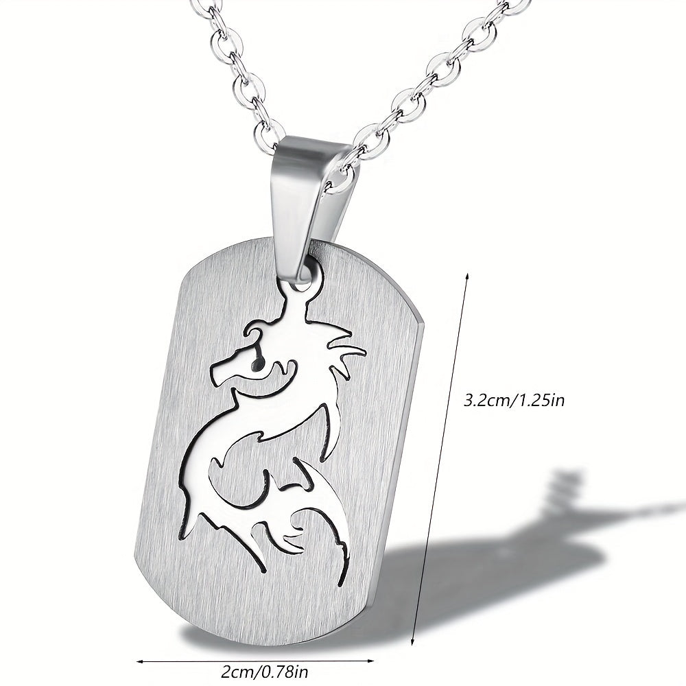 Dragon Pendant Necklace Holiday Party Gift Boys and Girls Accessories