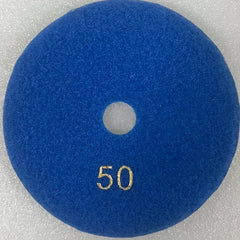 7pcs 4 Diamond Wet Polishing Pads Resin Bond Sanding Disc Granite Marble