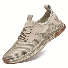 Men's Breathable Slip-On Sneakers with Shoelaces