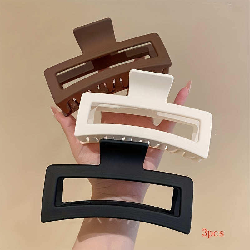 3pcs Retro Hair Clip Claw Clips Hair Accessories For Girls