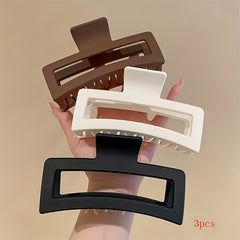 3pcs Retro Hair Clip Claw Clips Hair Accessories For Girls