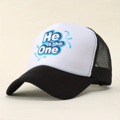 Mesh Trucker Hat Breathable Baseball Cap Adjustable Dad Hat