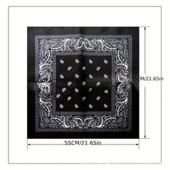 54 Paisley Print Bandana Candy Hip Hop Square Scarf Neckerchief Unisex Headband