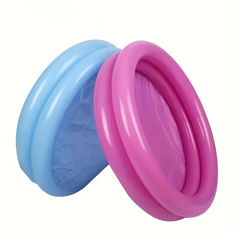 Portable Double Layer Inflatable Water Basin for Travel And Outdoor Use