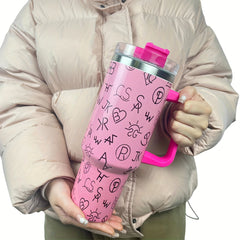 1200ml Stainless Steel Water Bottle Leakproof Tumbler Cup for Outdoor Sports
