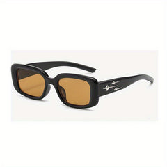 Men's Rectangle Sunglasses Oval Vintage Unisex Sun Shades