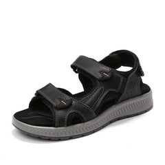 Men's Open Toe Sandals Hook And Loop Non Slip Beach Shoes