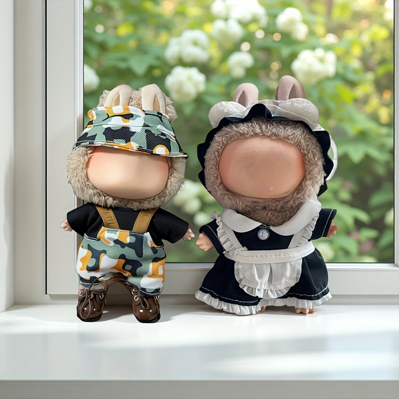 7 Inch Doll Dress Up Costume Set - Fashionable & Mysterious Box
