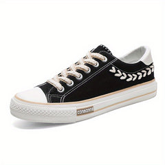 Men's Low Top Canvas Skate Shoes Outdoor Walking Sneakers