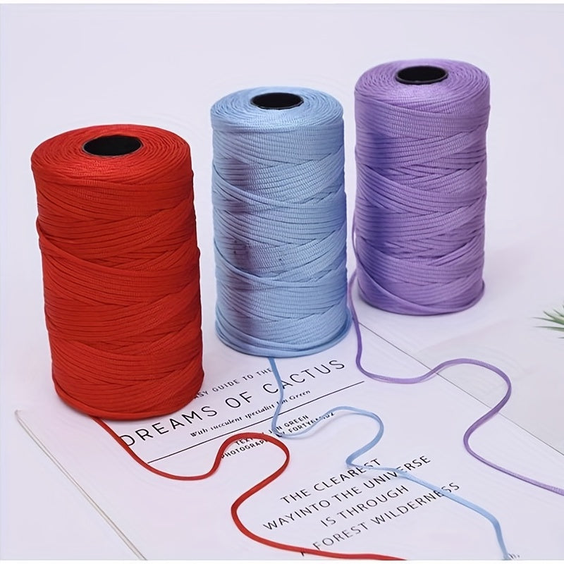100g 1 5mm Thin Ice Nylon Yarns For Crochet DIY Bag Shoes Hat