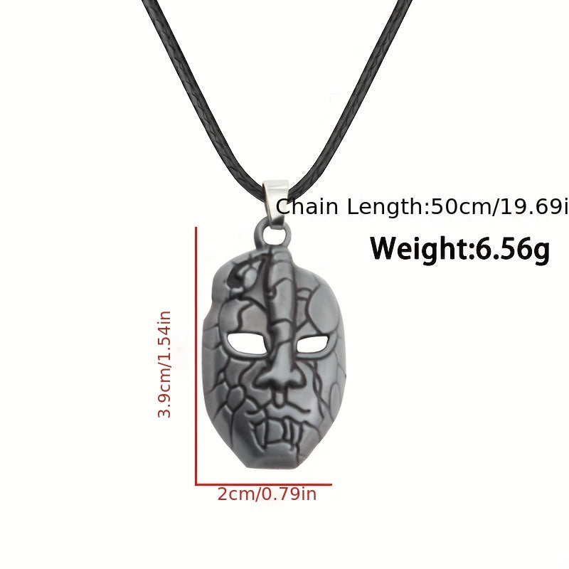 Boy's Ancient Tin Imitating Face Necklace