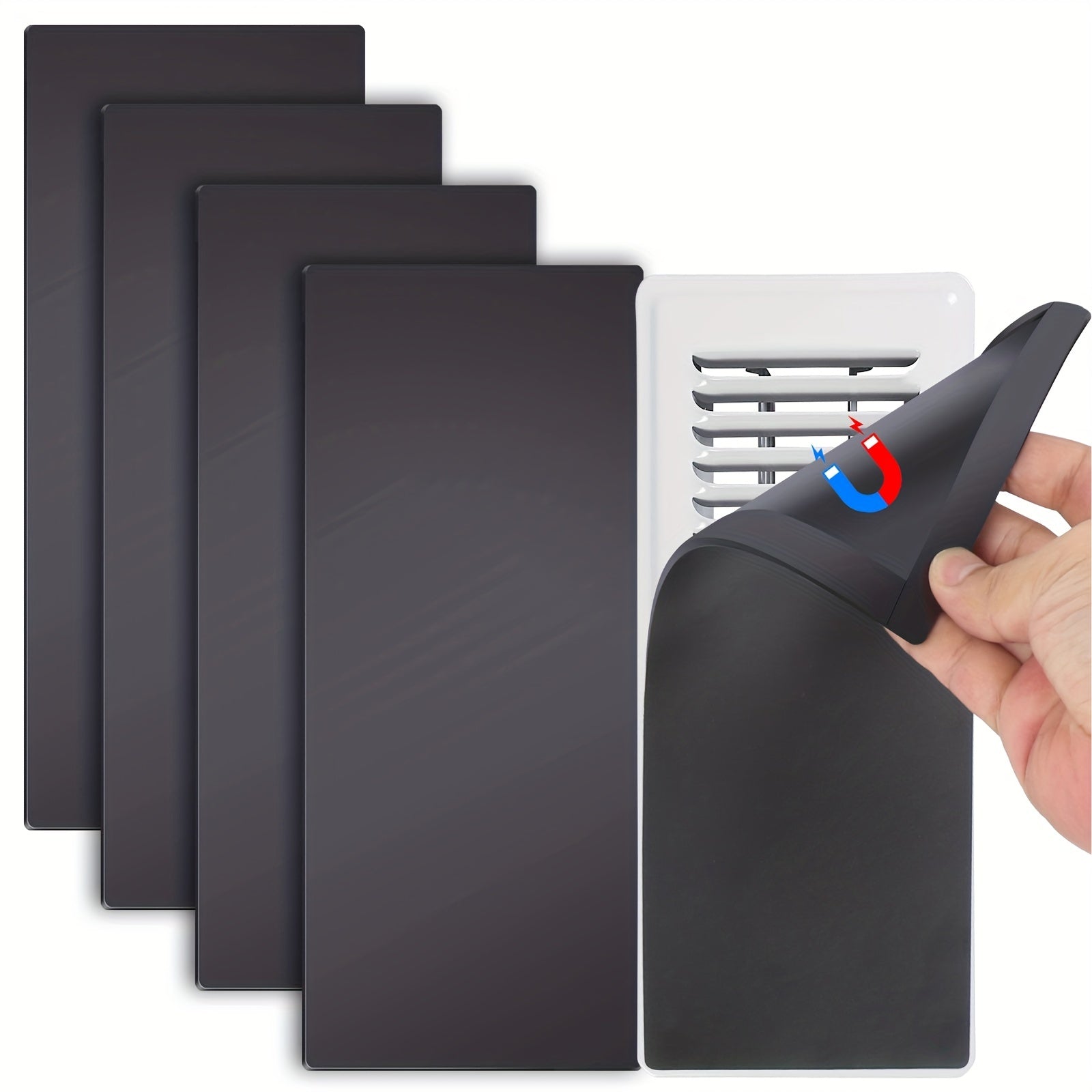 5pcs Magnetic Vent Covers for Floor Register Air Vent Screen Mesh