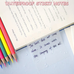 3x3 Clear Sticky Notes Waterproof Self Adhesive Translucent Sticky Note Pads