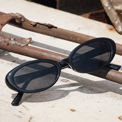 Vintage Oval Plastic Sunglasses