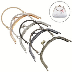 Metal Handheld Frame Coin Bag Kiss Clasp Purse Frame 16 6 5 Inch