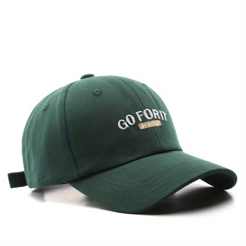 Embroidered Baseball Hat Adjustable Outdoor Sun Hat