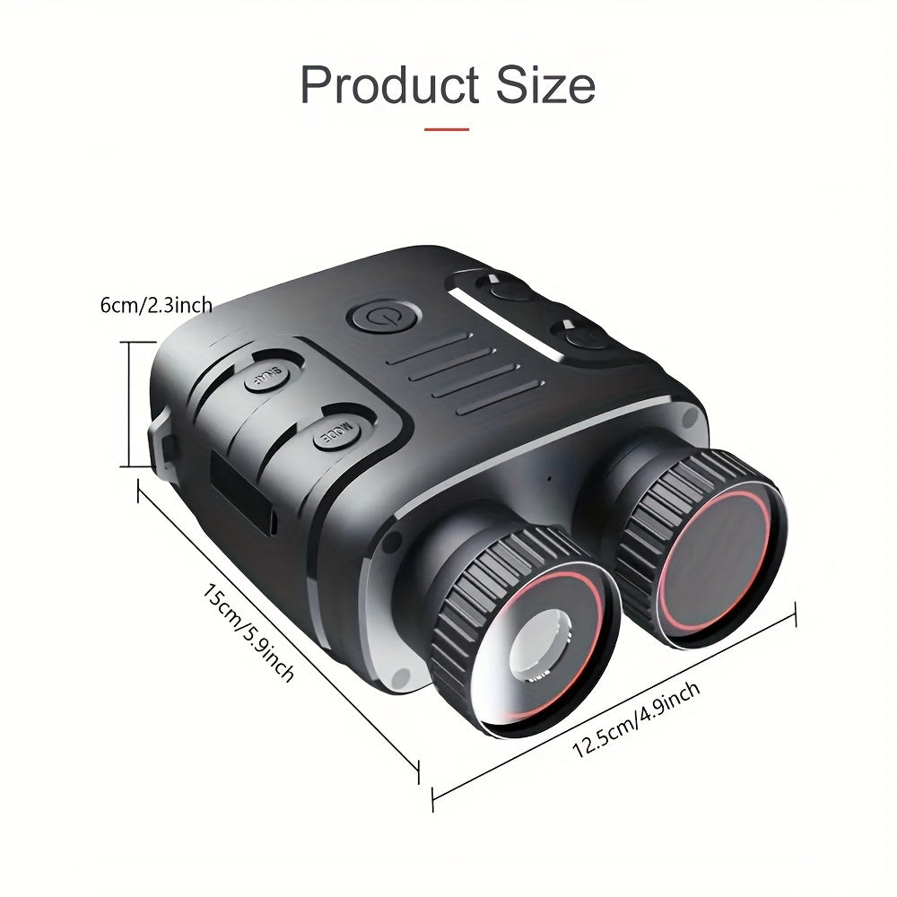 1080P Waterproof Binoculars With Infrared Low Light Night Vision 5X
