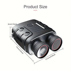 1080P Waterproof Binoculars With Infrared Low Light Night Vision 5X