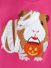 Girls' Guinea Pig Embroidered Pullover Sweatshirt