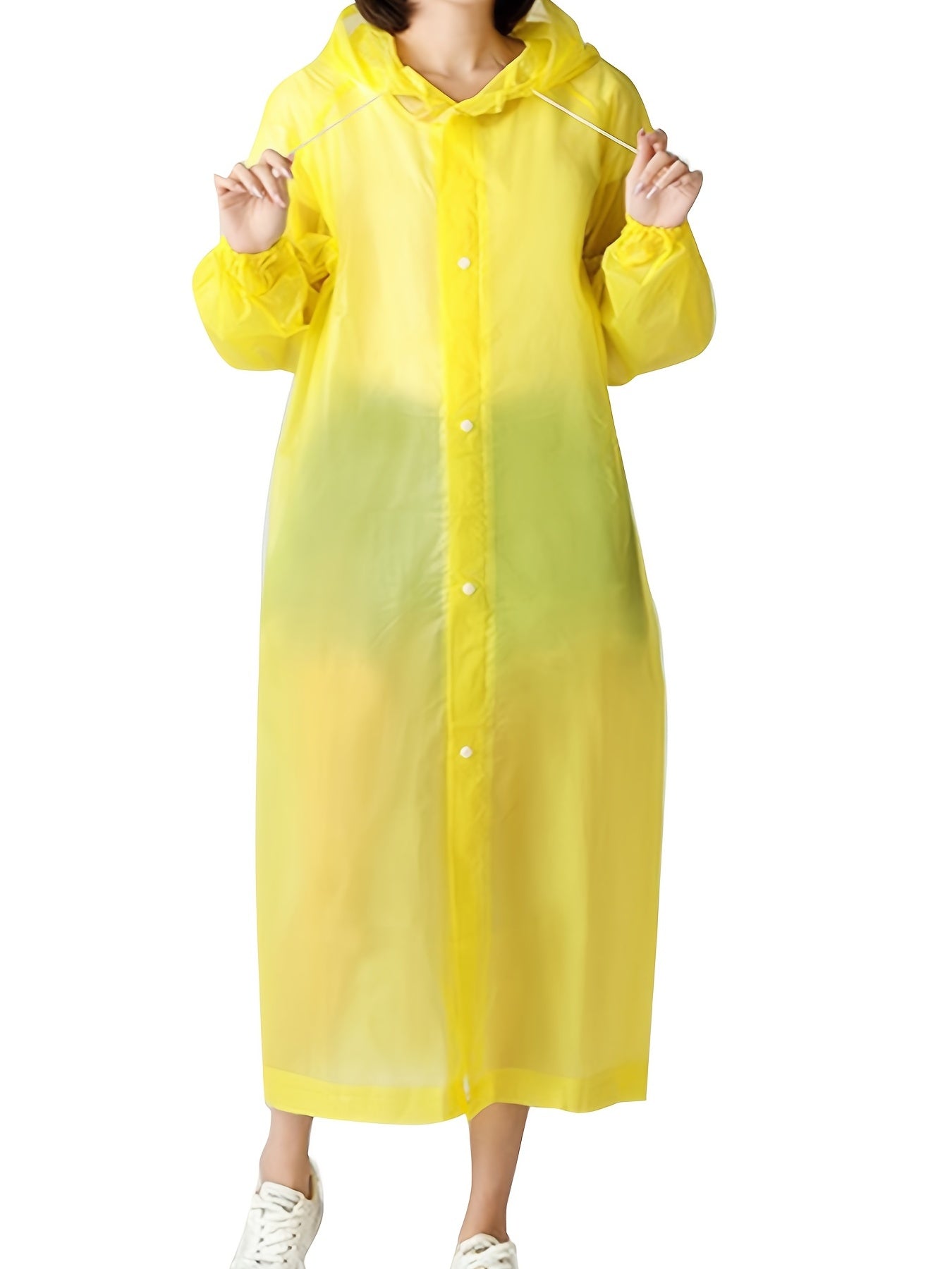 Adjustable Reusable Raincoat for Women & Men - Stay Dry at Disneyland