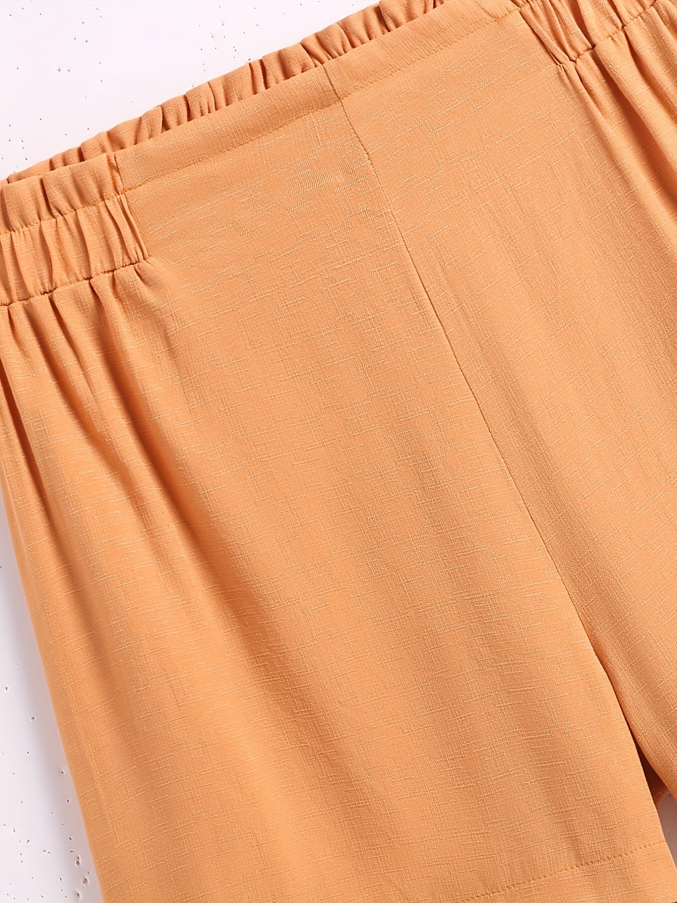 Elastic Waist Pleated Shorts Summer Casual Women's Clothing
