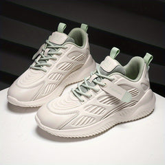 Women's Breathable Lace Up Running Shoes Chunky Sneakers