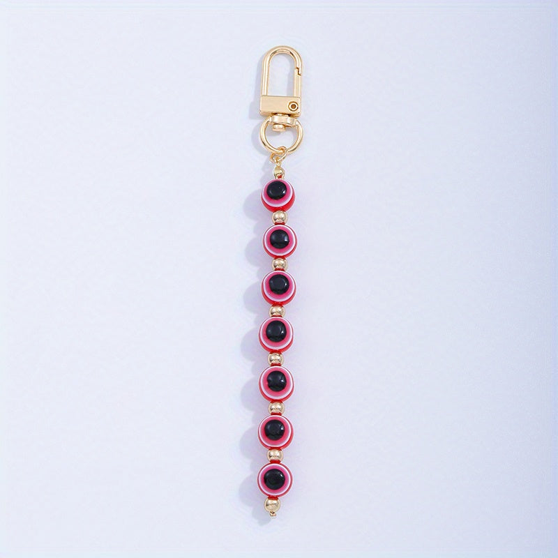 DIY Evil Eyes Lucky Keychain for Woman and Men
