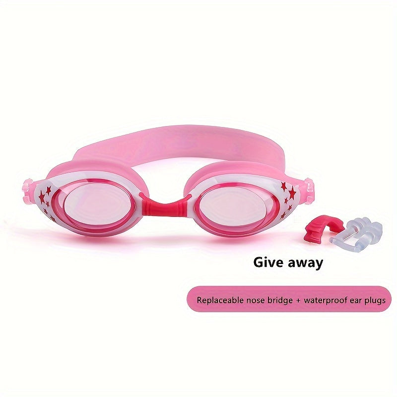 Kids Anti-fog Swimming Goggles HD Waterproof