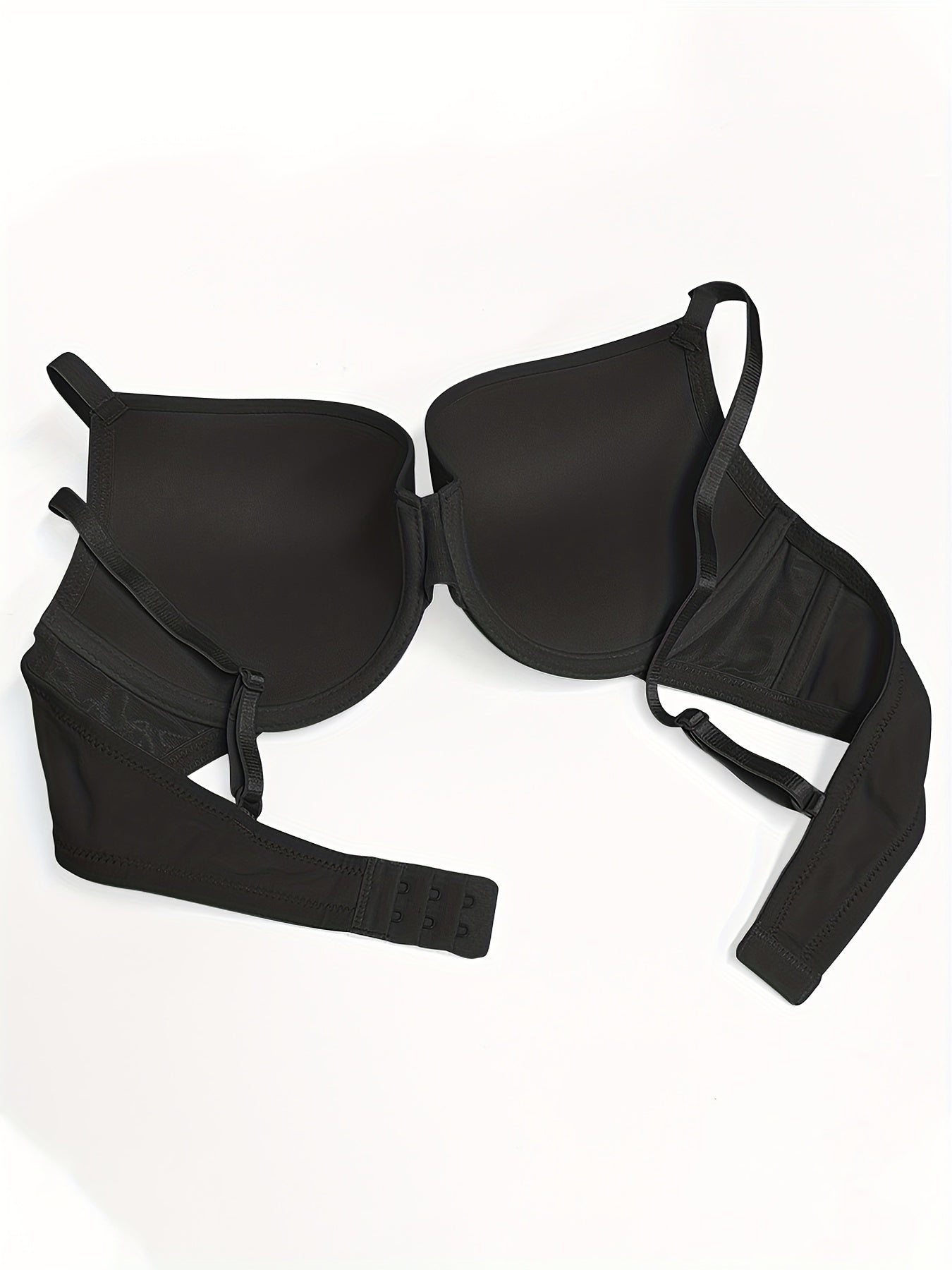 Solid Push Up Bra & Panties Lingerie Set