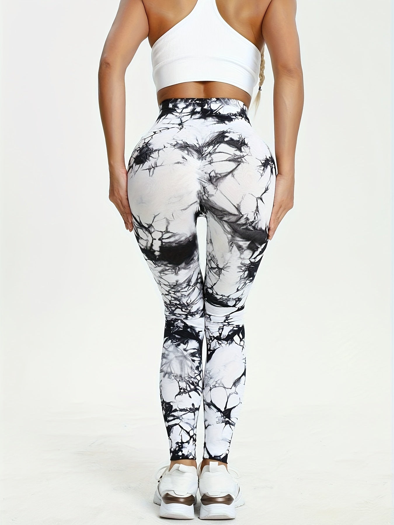 Tie Dye Yoga Pants Running Fitness Leggings