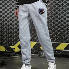 Men's Loose Printed Knit Sweatpants