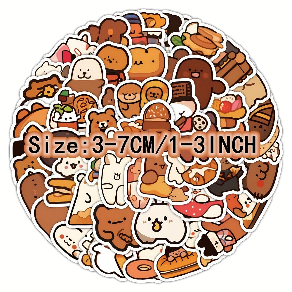 100pcs Little Bear Series Graffiti Stickers for Decoration