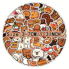 100pcs Little Bear Series Graffiti Stickers for Decoration