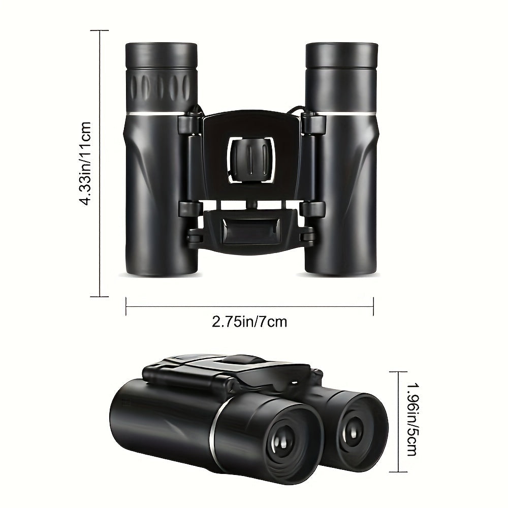 Compact Binoculars HD Waterproof Anti-fog Bird Watching Hiking Travel